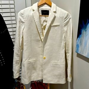 Banana republic, size 2 white cream blazer